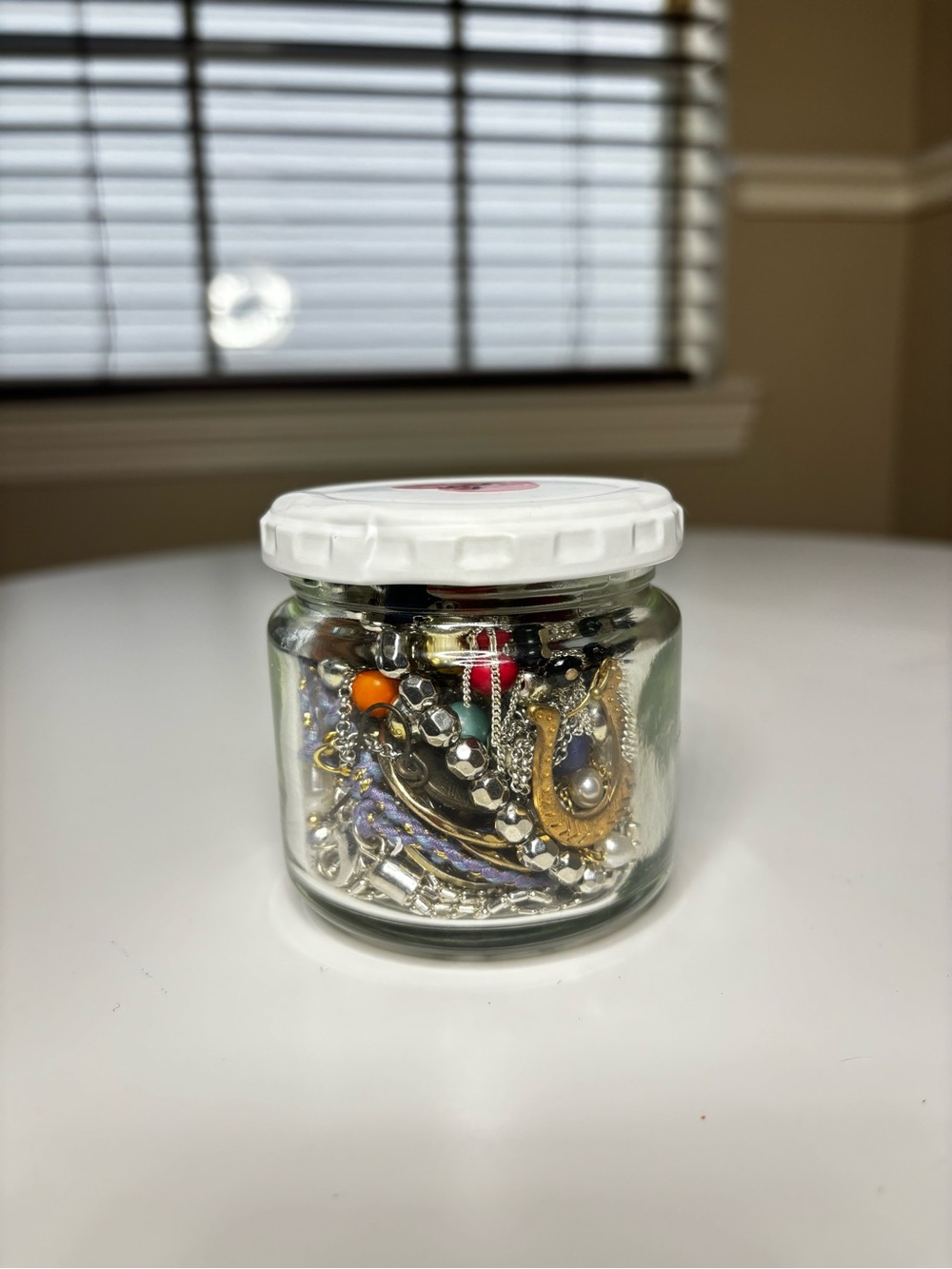 Extra Small Mixed Metals Mystery Jewelry Jar with Vintage - XSJ5